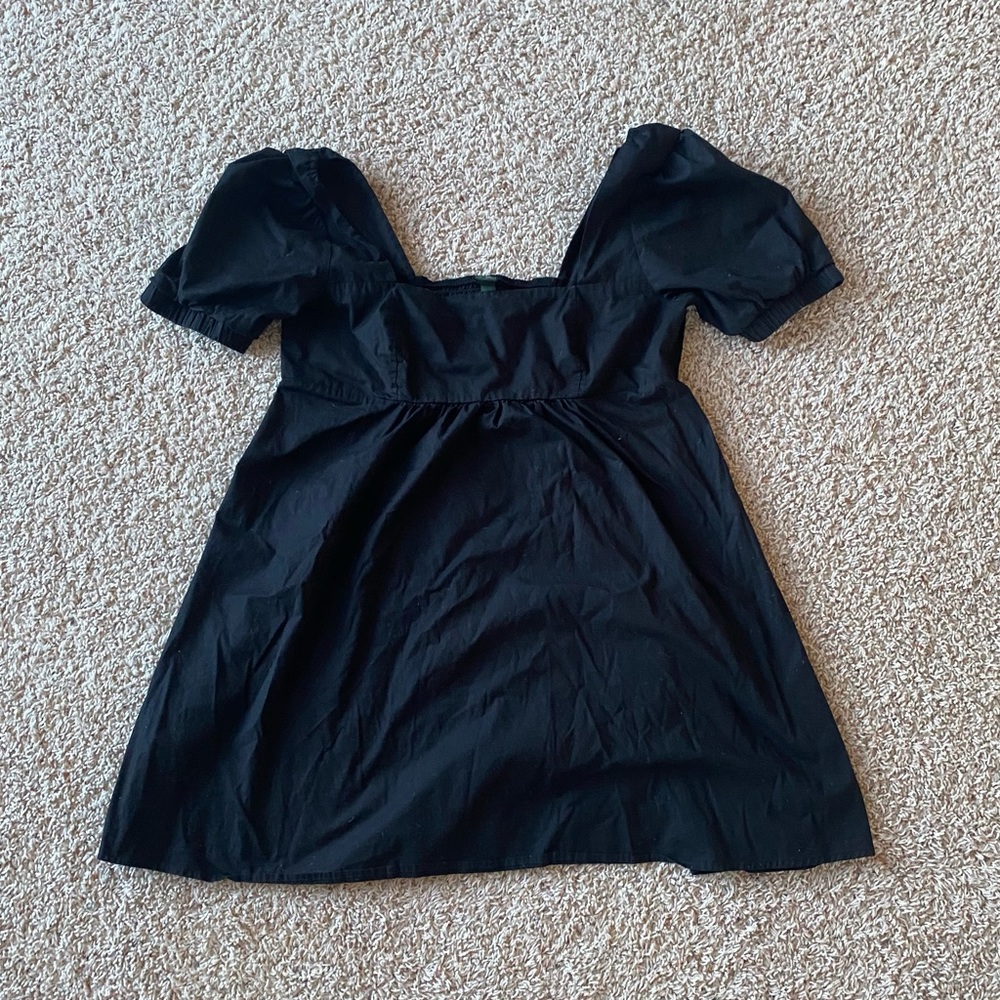 Black Short Sleeve Dress